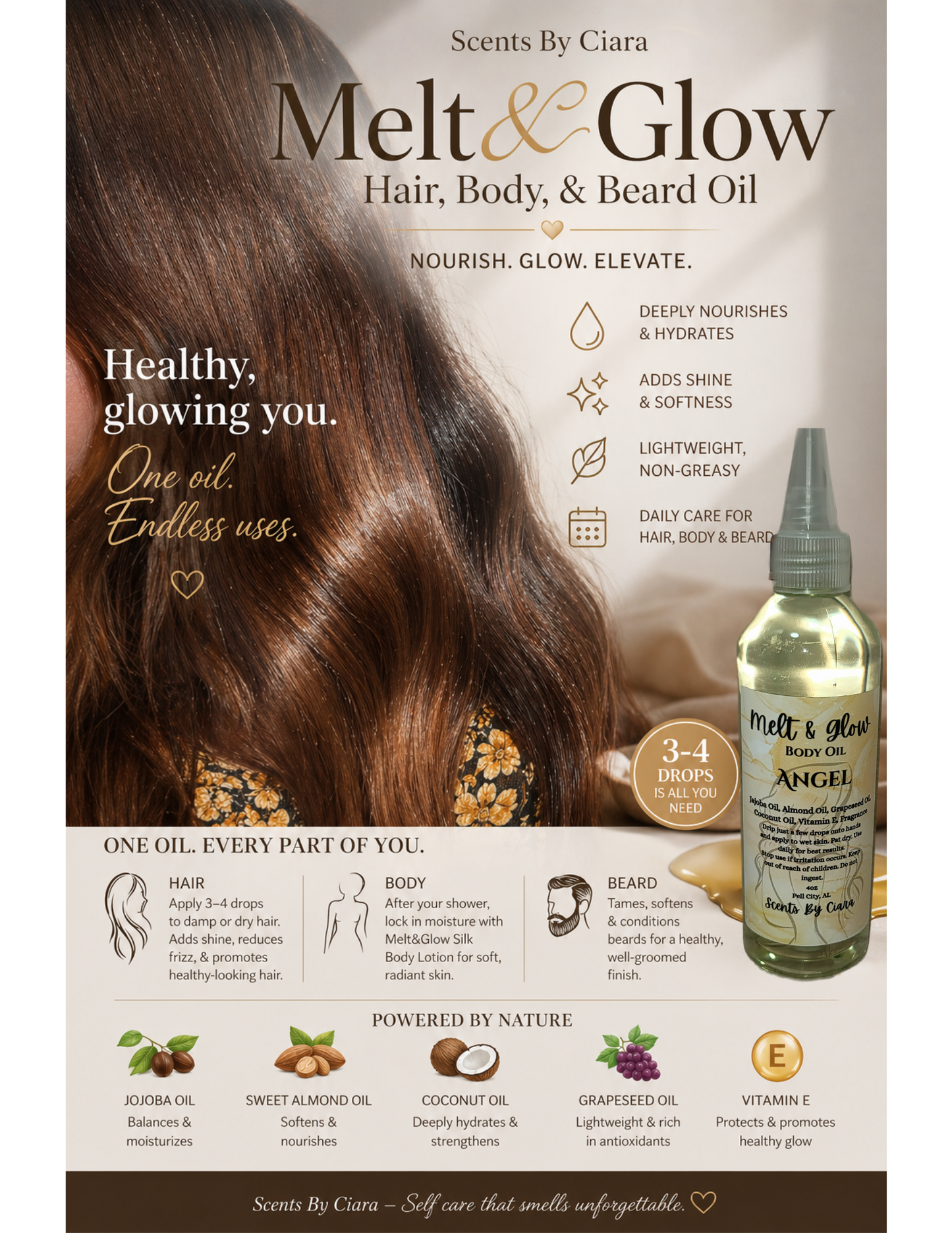Melt&Glow Apostle Body & Beard Oil