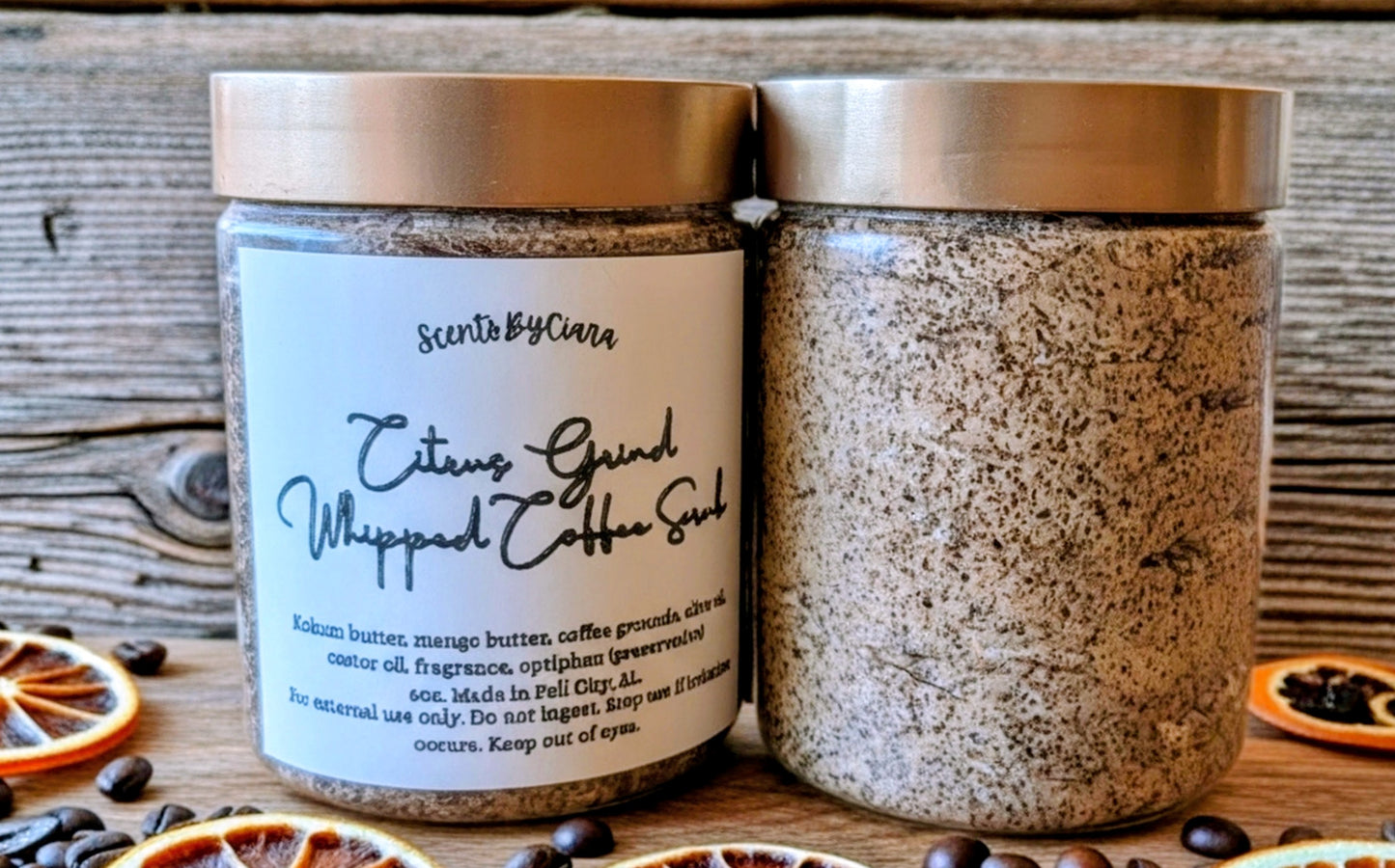 Citrus Grind Whipped Coffee Scrub 6oz.