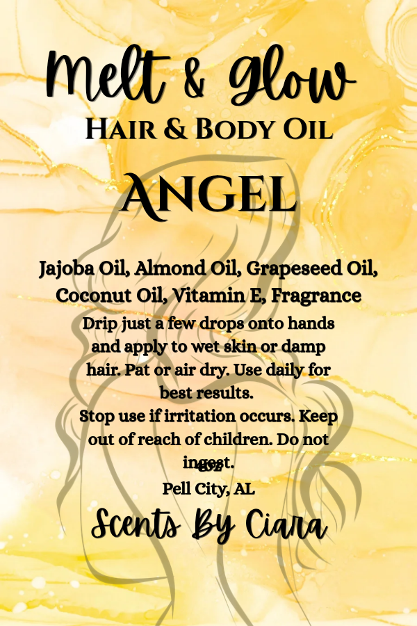 Melt&Glow Angel Hair & Body Oil